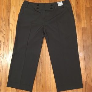 NEW Avenue dress pants size 26 dark grey sailor